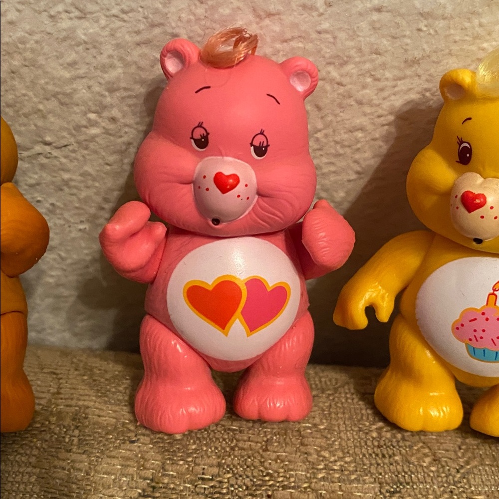 Vintage Lot of 4 Posable Care Bear Figures - Picture 3 of 9